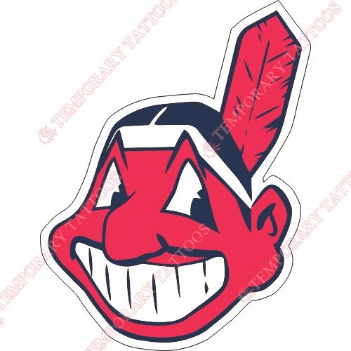 Cleveland Indians Customize Temporary Tattoos Stickers NO.1550